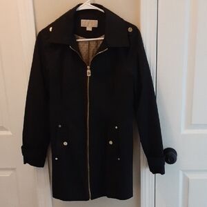 Michael Kors Women's Black Trench Coat